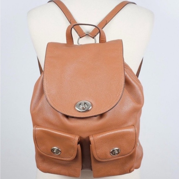 Coach Leather Backpack - Picture 7 of 9